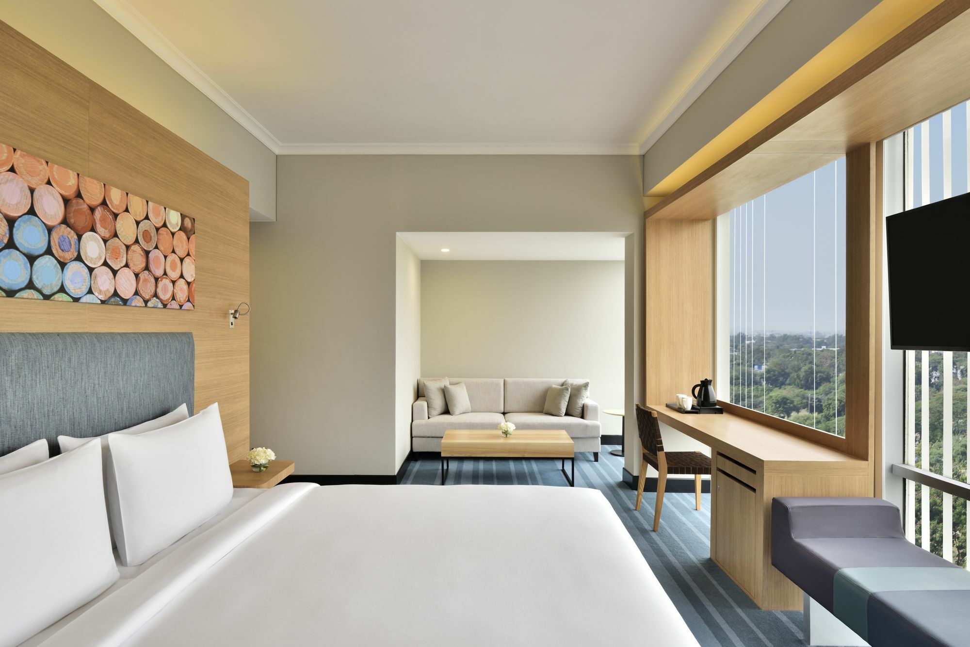 Aloft New Delhi Aerocity Exterior foto A room at the hotel